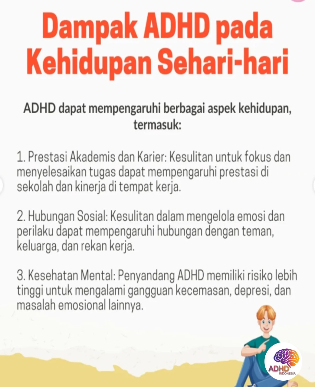 ADHD dan Hubungan Sosial Anak di Lingkungan Sekolah di Kabupaten Mamuju Tengah